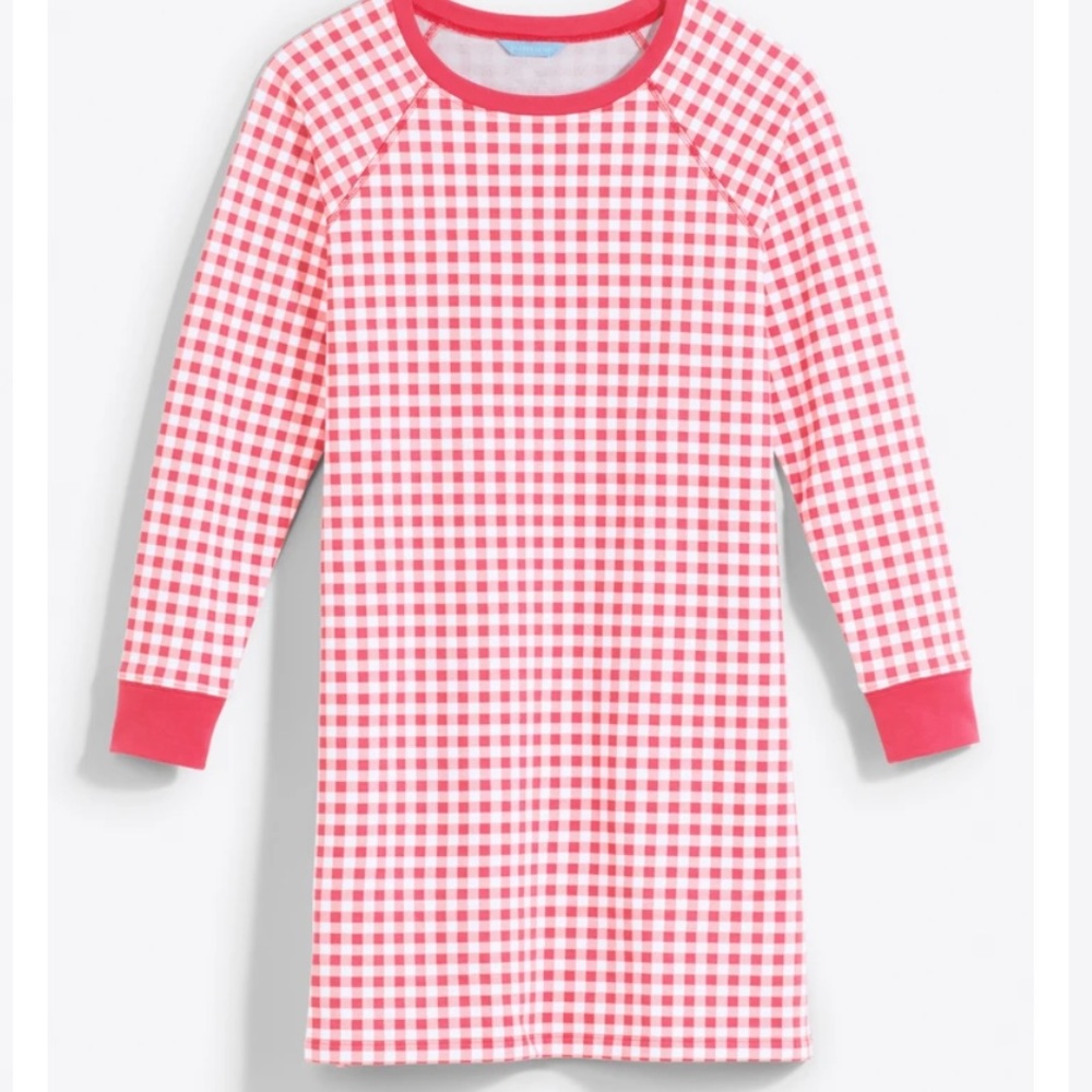 Draper James Red and White Gingham Dress